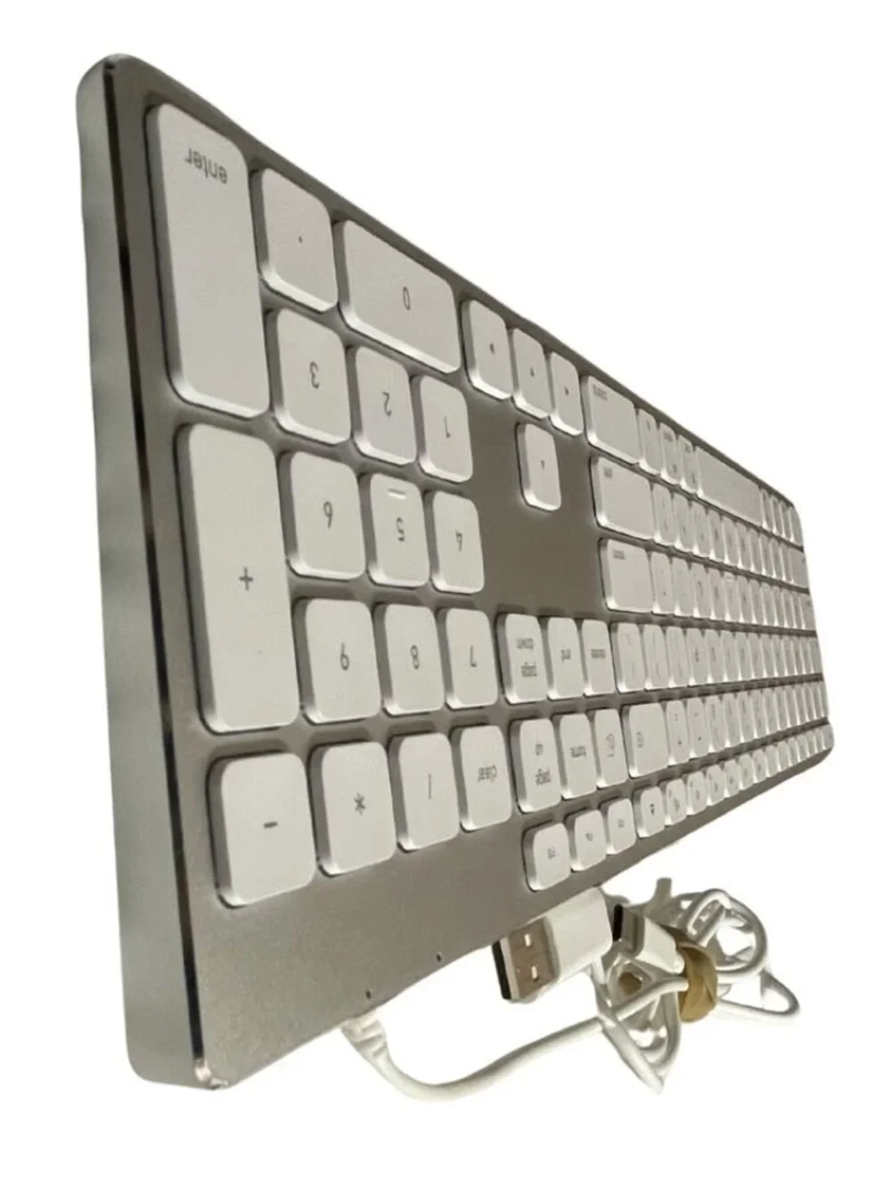 Yivandi Aluminum Wired Keyboard KB-027 for Mac – Full Size Slim USB-A / USB-C